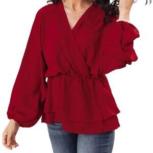 GENTLY LOVED} Andree By Unit - Catch Me There Blouse / Size - XL